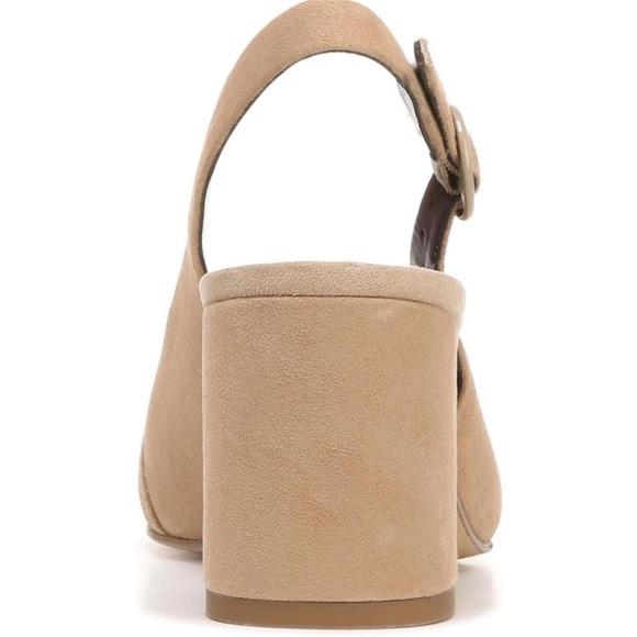 Elegant Taupe Slingback Heels - Picture 7 of 7